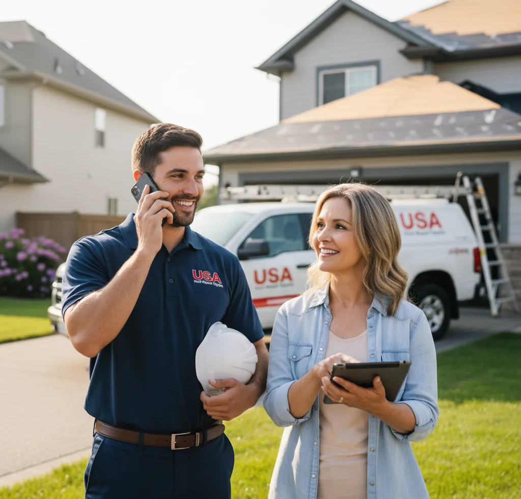 USA Roof Repair Experts customer support in Brent